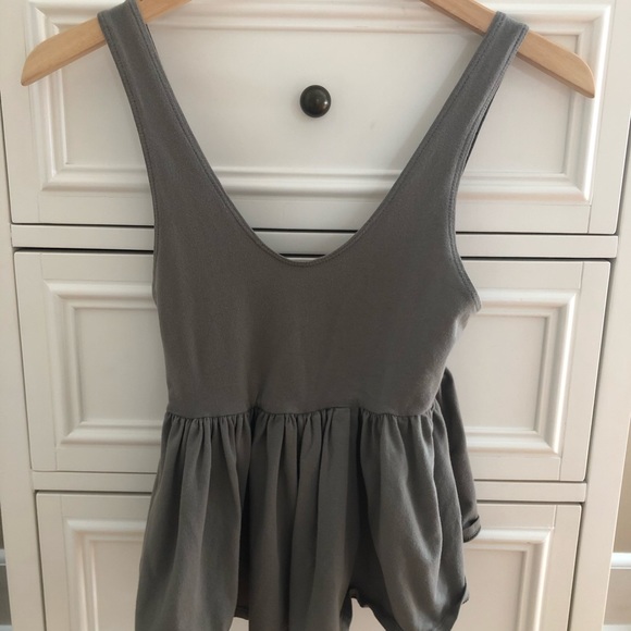 Olive Green Urban Outfitters Tank Top - Picture 3 of 4